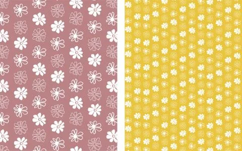 FLORAL SEAMLESS PATTERN 1 Illustrazione stock