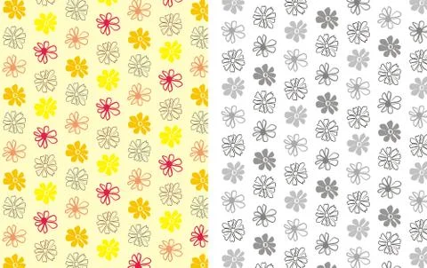 FLORAL SEAMLESS PATTERN 1 Stock Illustration