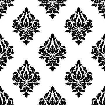 Floral seamless pattern background Stockillustratie