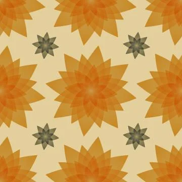 Floral seamless pattern background. Illustrazione stock