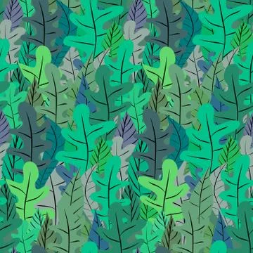 Floral seamless pattern background. Vector illustration for fabric and gift w Stock Illustration