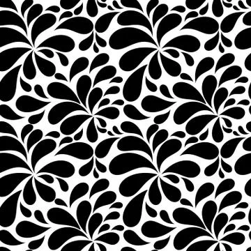 Floral Seamless Pattern Background for Wedding and Birthday. Vec Illustrazione stock