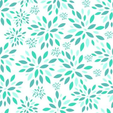 Floral Seamless Pattern Background for Wedding and Birthday. Vec Stock Illustration