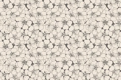 Floral seamless pattern design for fabric or wallpaper print. Flower vector t 스톡 일러스트