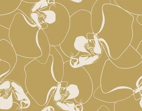 Floral seamless pattern design for fabric or wallpaper print. Flower vector t 스톡 일러스트