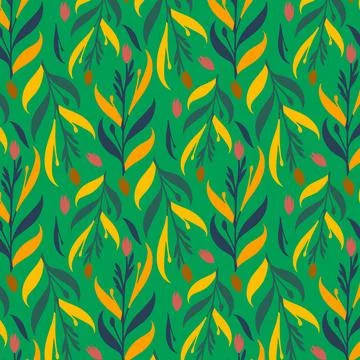 Floral seamless pattern for fabric wallpaper bedding and textile print Stock Illustration