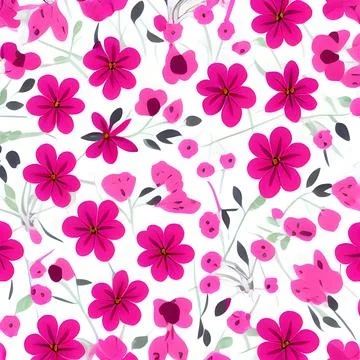 Floral seamless pattern. flower abstract background. modern design decorati.. Stock Illustration