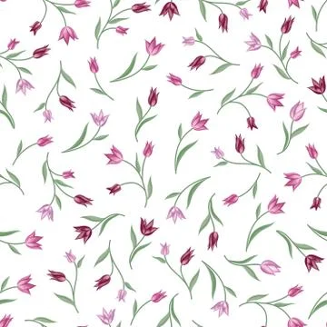 Floral seamless pattern. Flower background. Spring texture 스톡 일러스트