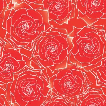 Floral seamless pattern. Flower background. Flourish garden texture Illustrazione stock