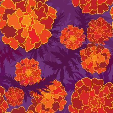 Floral seamless pattern. Flower background. Flourish garden texture Stock Illustration
