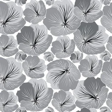 Floral seamless pattern. Flower background. Flourish garden texture Illustrazione stock