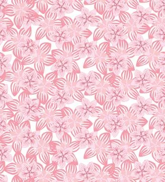 Floral seamless pattern. Flower background. Flourish garden texture Stock Illustration