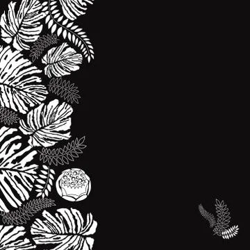 Floral seamless pattern. Flower background. Flourish garden border Illustrazione stock