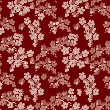 Floral seamless pattern. Flower background. Flourish garden texture Stock Illustration