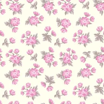 Floral seamless pattern. Flower background. Texture with flowers Stock Illustration