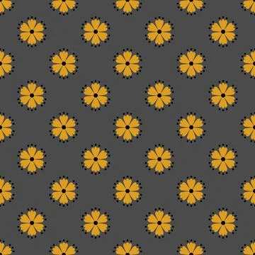 Floral seamless pattern ,flower branches seamless pattern Stock Illustration