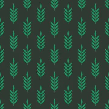 Floral seamless pattern ,flower branches seamless pattern , vector Stock Illustration