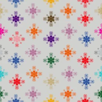 Floral seamless pattern ,flower branches seamless pattern Stock Illustration