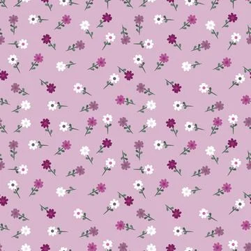Floral seamless pattern ,flower branches seamless pattern Stock Illustration