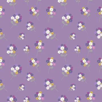 Floral seamless pattern ,flower branches seamless pattern Stock Illustration