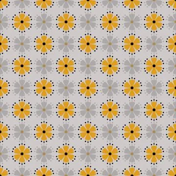 Floral seamless pattern ,flower branches seamless pattern Stock Illustration