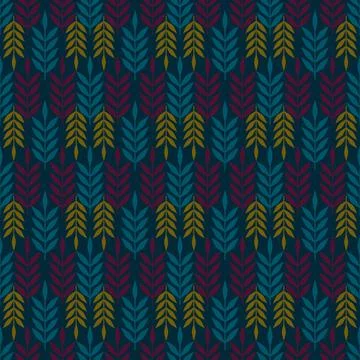 Floral seamless pattern ,flower branches seamless pattern Stock Illustration