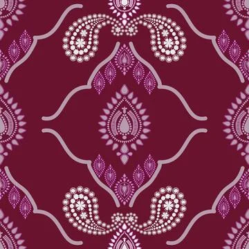 Floral seamless pattern ,flower branches seamless pattern , vector Stock Illustration