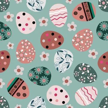 Floral seamless pattern ,flower branches seamless pattern , vector イラスト素材