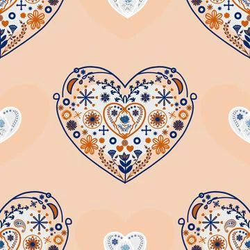 Floral seamless pattern ,flower branches seamless pattern , vector Stockillustratie