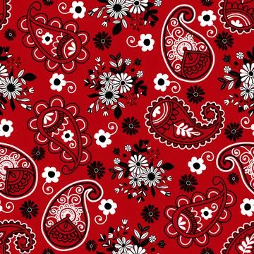 Floral seamless pattern ,flower branches seamless pattern , vector Illustrazione stock
