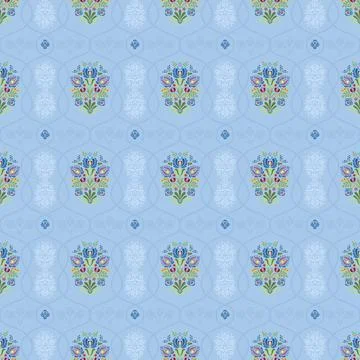 Floral seamless pattern ,flower branches seamless pattern , vector イラスト素材