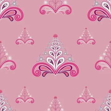 Floral seamless pattern ,flower branches seamless pattern , vector Illustrazione stock
