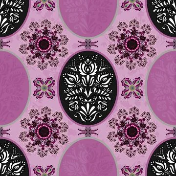 Floral seamless pattern ,flower branches seamless pattern , vector Stockillustratie