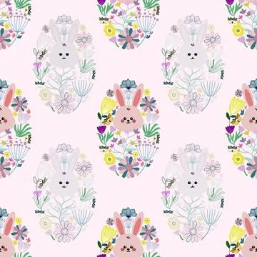 Floral seamless pattern ,flower branches seamless pattern , vector Stockillustratie