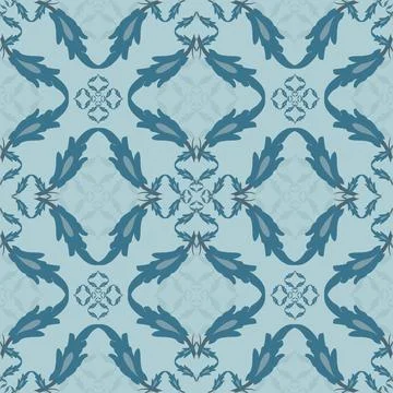 Floral seamless pattern ,flower branches seamless pattern , vector イラスト素材