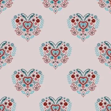 Floral seamless pattern ,flower branches seamless pattern , vector イラスト素材