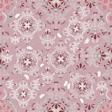 Floral seamless pattern ,flower branches seamless pattern , vector 스톡 일러스트