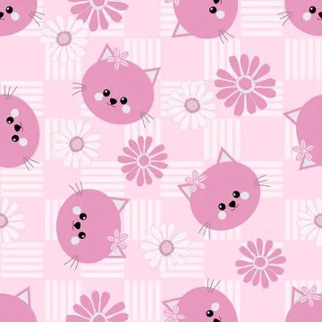 Floral seamless pattern ,flower branches seamless pattern , vector Stock Illustration