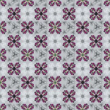 Floral seamless pattern ,flower branches seamless pattern , vector Stockillustratie