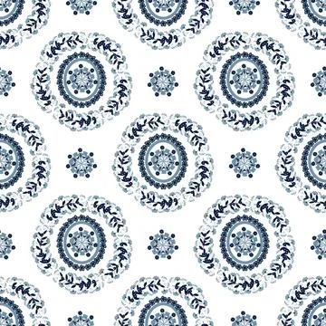 Floral seamless pattern ,flower branches seamless pattern , vector Illustrazione stock