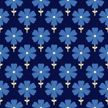 Floral seamless pattern. flowers background Stock Illustration