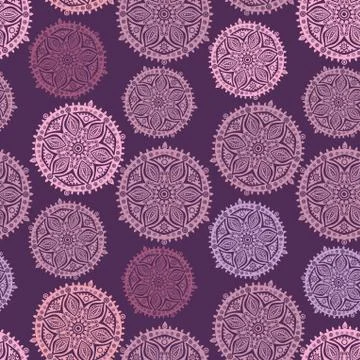 Floral seamless pattern with flowers. copy square to the side and you'll get  Stock Illustration