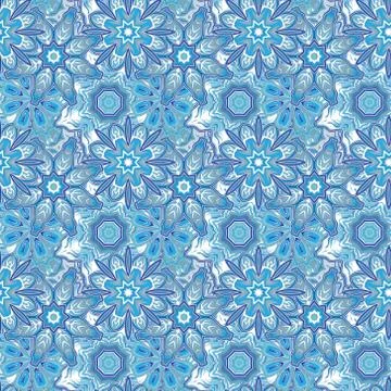 Floral seamless pattern with flowers Stock Illustration