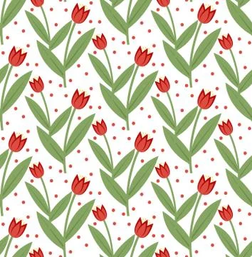 Floral seamless pattern. Flowers repeating texture. Botanical endless backg.. Stock Illustration