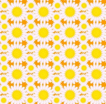 Floral seamless pattern. Flowers repeating texture. Botanical endless backg.. Stock Illustration