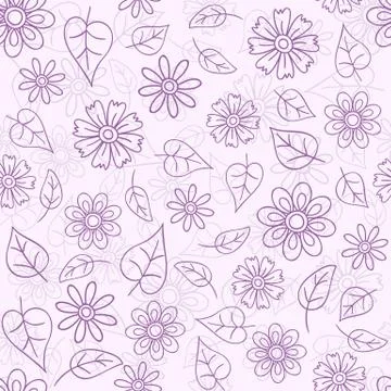 Floral seamless pattern Stock-Illustration