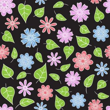 Floral seamless pattern Stock-Illustration