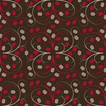 Floral seamless pattern Stock Illustration