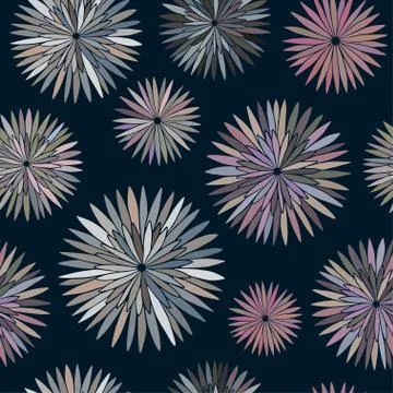 Floral seamless pattern Stock Illustration