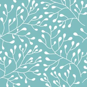 Floral seamless pattern. Illustrazione stock